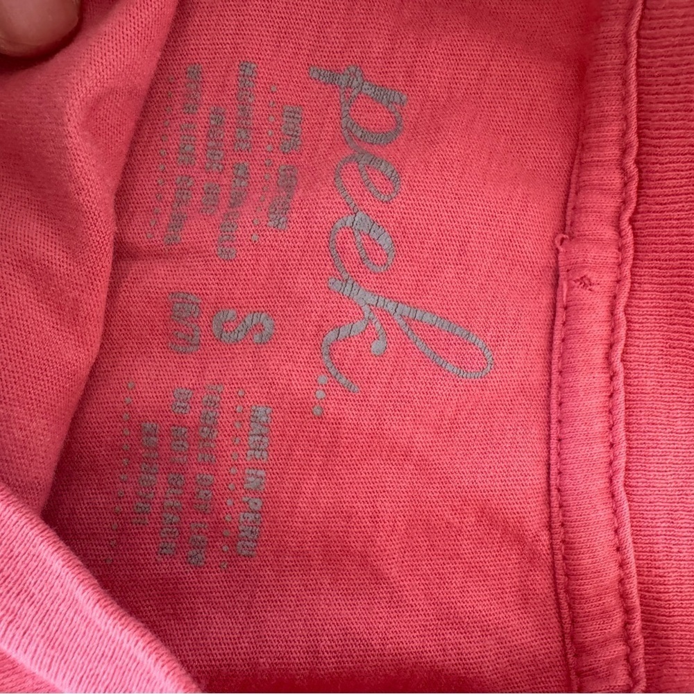 Peek Girls Dont Worry Be Happy Tee Shirt Small - Picture 2 of 2